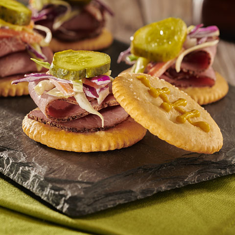 RITZ Pastrami Sandwiches