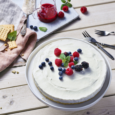 Cheesecake végétarien sans cuisson