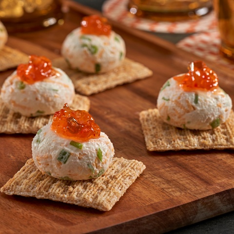 Thumbprint Cheese Ball Appetizers