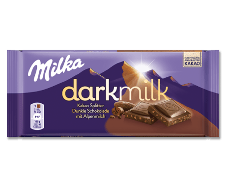 Milka Dark Milk Kakao Splitter 85g