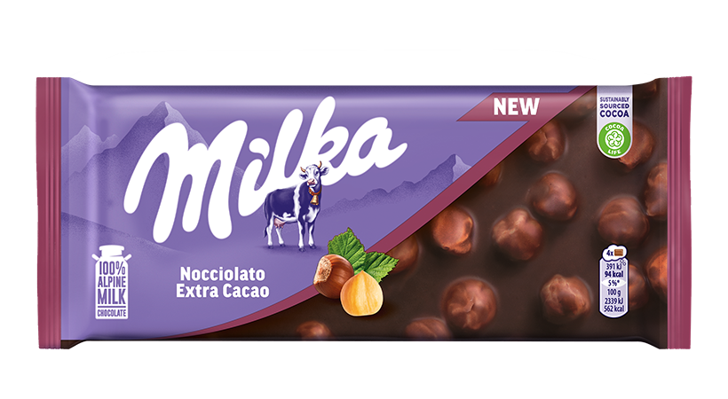 Milka Nocciolato Extra Cacao 100g