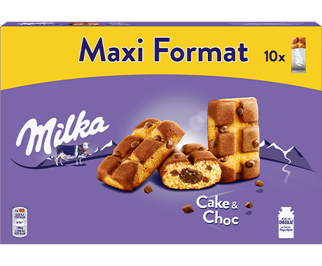 Milka Cake & Choc Maxi Paquet 350G
