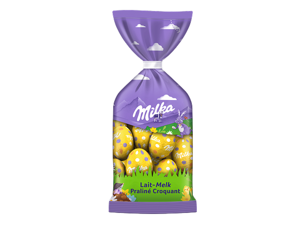 Milka Petits Œufs Lait Praliné 100g